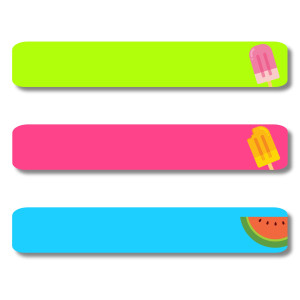 Iron-On Labels - Summer Treats