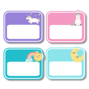 Baby Labels - Unicorn