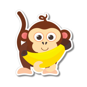 FUN Stickies - Goin' Bananas!