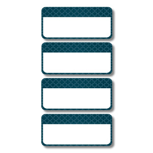 Write-On Labels - Midnight Teal