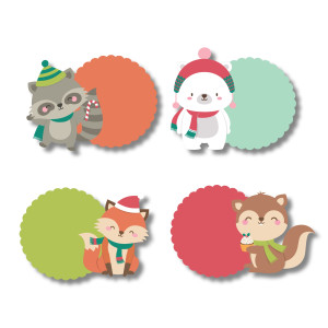 Holiday Fun Stickies - Aspen