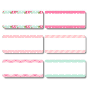 Create Your Own Storage Bin Labels (Small) - Shabby Chic