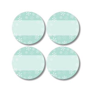 Jar Toppers - Snowfall