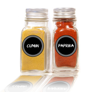 Chalkboard Spice Labels - Rope