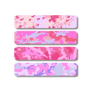 Medium Rectangle Labels - Camo Chic