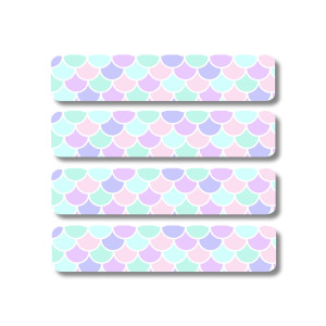 Medium Rectangle Labels - Sea Flower