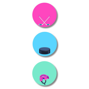 Mini DOTS - I Heart Hockey