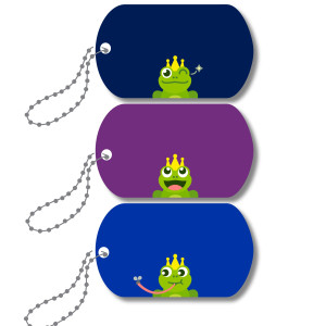 Mini-Metal Tags - Leap Frog