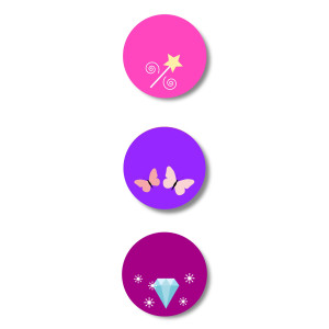 Mini DOTS - Peace and Unicorn