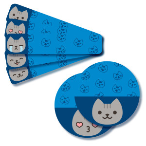 #MOOD Labels - Kitty Blue