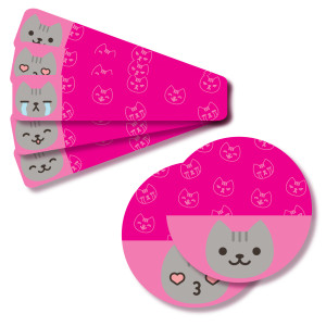 #MOOD Labels - Kitty Pink