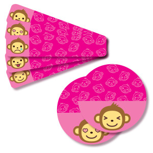 #MOOD Labels - Monkey Pink