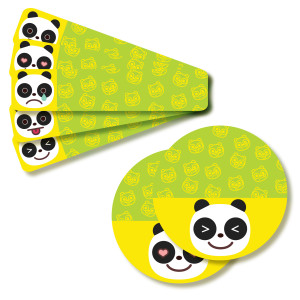 #MOOD Labels - Panda Green