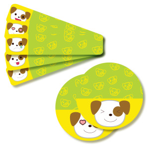 #MOOD Labels - Doggy Green