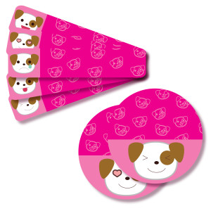 #MOOD Labels - Doggy Pink