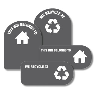 Outdoor Bin Labels - Style 3