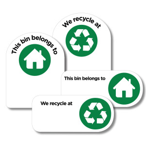 Outdoor Bin Labels - Style 4