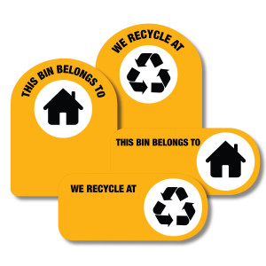 Outdoor Bin Labels - Style 5