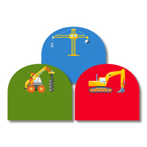 Shoe Labels - Construction Play