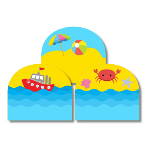 Shoe Labels - Fun on the Beach