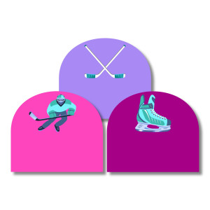 Shoe Labels - I Heart Hockey