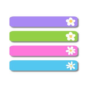 Slimline Labels - Lazy Daisy