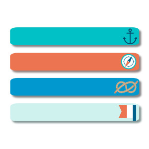 Slimline Labels - Nautical