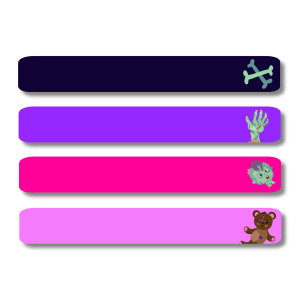Slimline Labels - Zombie Girls