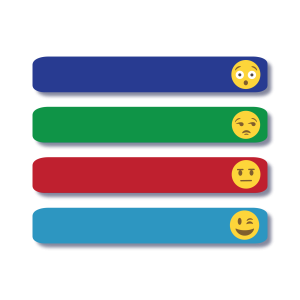 Slimline Labels - Emoji Vibes