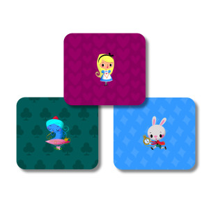 Square Labels - Down the Rabbit Hole