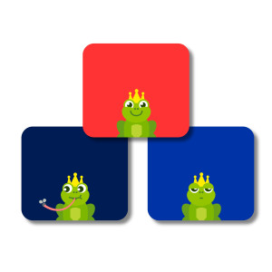 Square Labels - Leap Frog