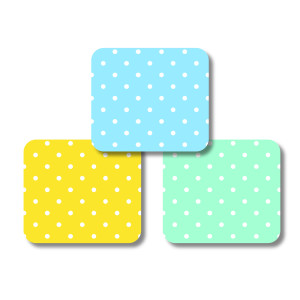Square Labels - Designer Series-Polka Dot