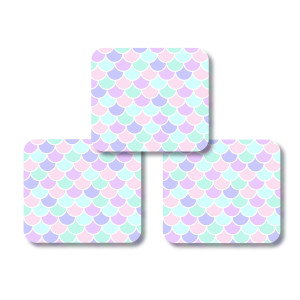 Square Labels - Sea Flower