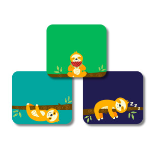 Square Labels - Sloth Mode