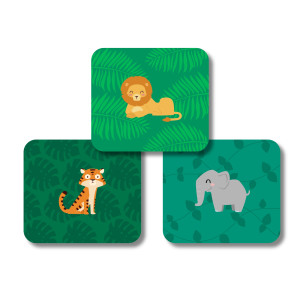 Square Labels - Welcome to the Jungle