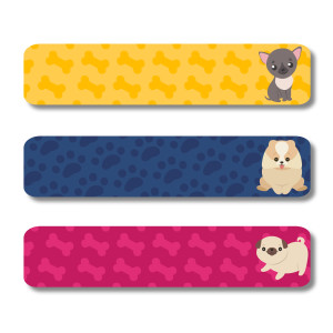 Large Sticker Labels - Puppies and Kisses