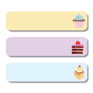 Large Sticker Labels - Sweet Tooth