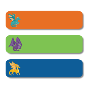 Large Sticker Labels - Dragons Den