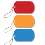 Mini-Metal Tags - Cool
