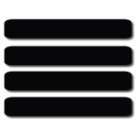 Slimline Labels - Classic Black