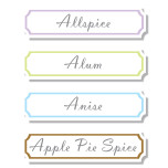 Spice it Up! Labels - Pastel