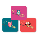 Square Labels - Hoo Am I?