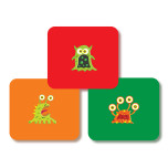 Square Labels - Monster Mash