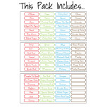 Spice it Up! Labels - Bright