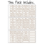 Spice it Up! Labels - Brown