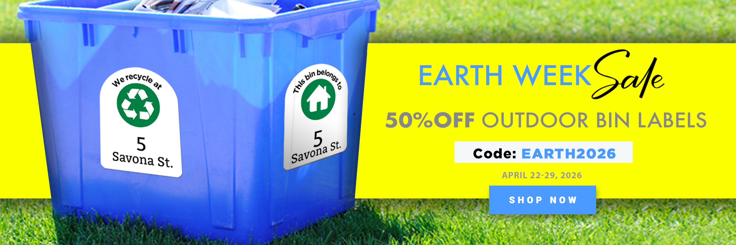 Lovable Labels - Earth Week Sale