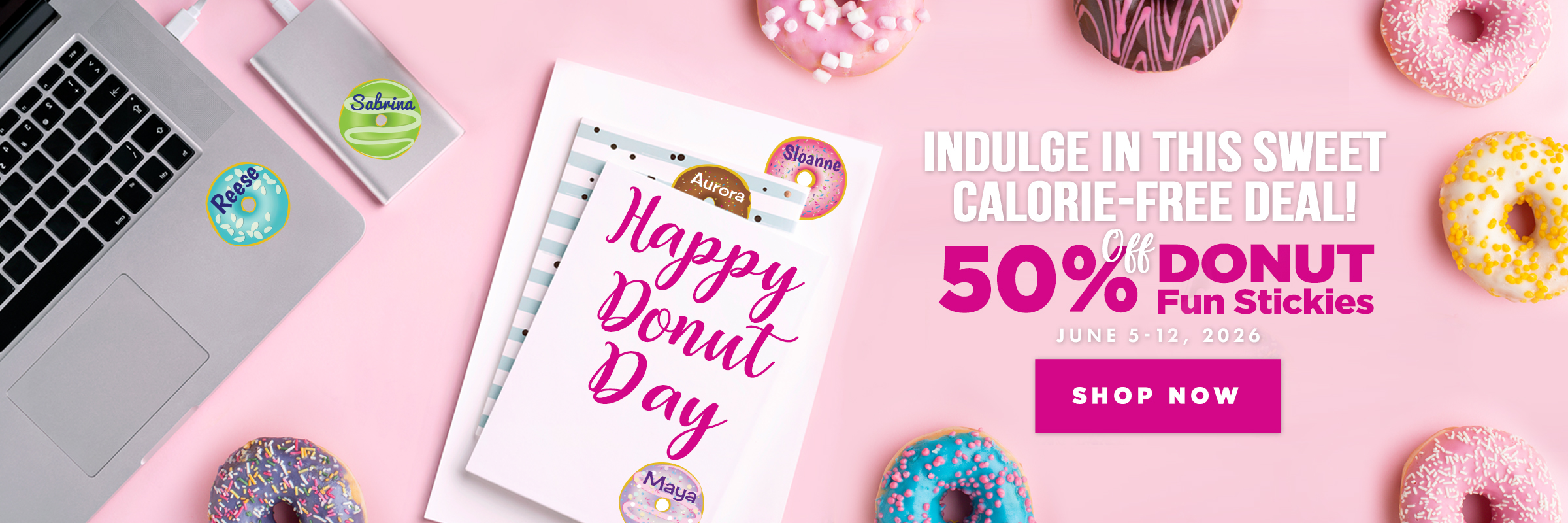 Lovable Labels - Donut Day Sale