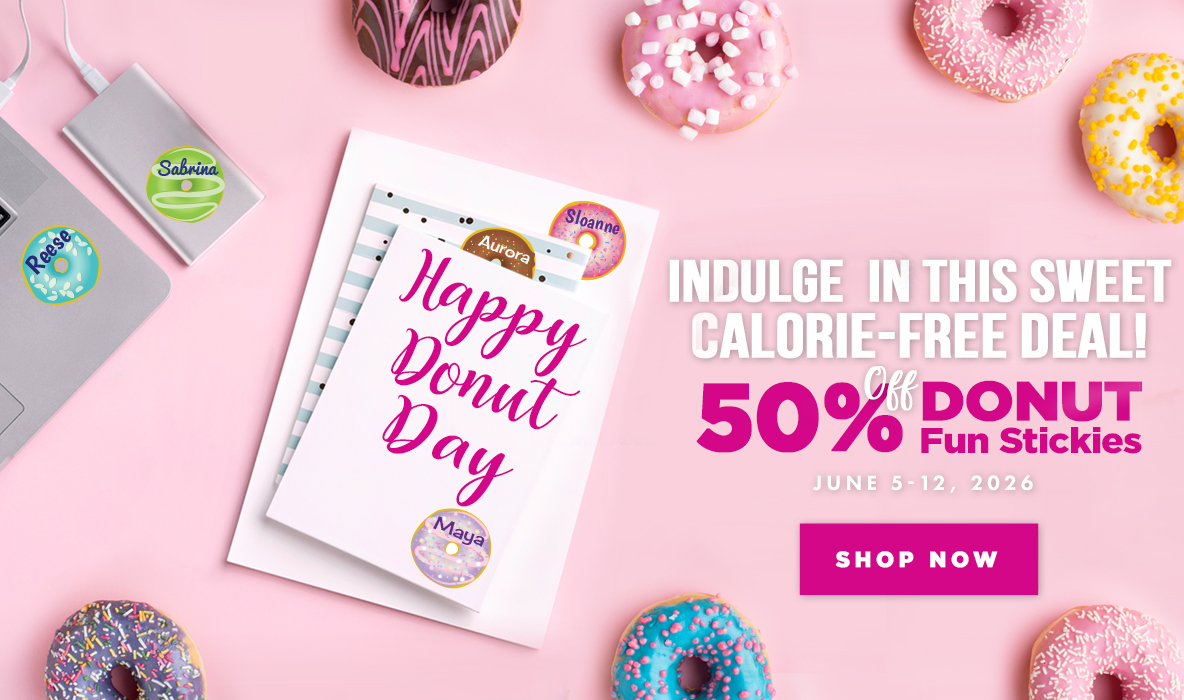 Lovable Labels - Donut Day Sale