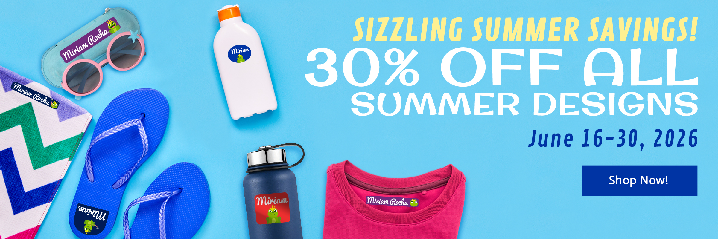 Lovable Labels - Summer Sale