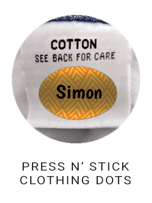 Lovable Labels - Press N Stick Clothing Dots